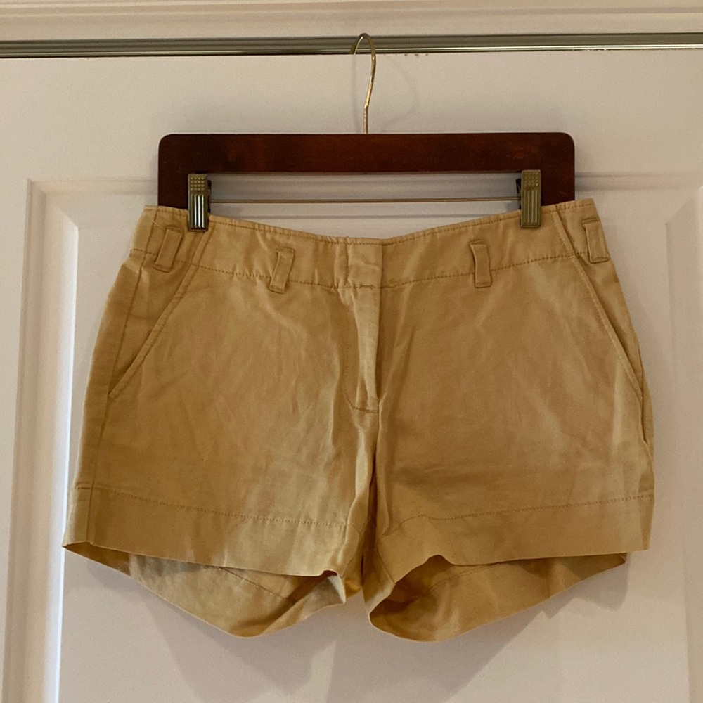 J Crew city fit soft linen shorts